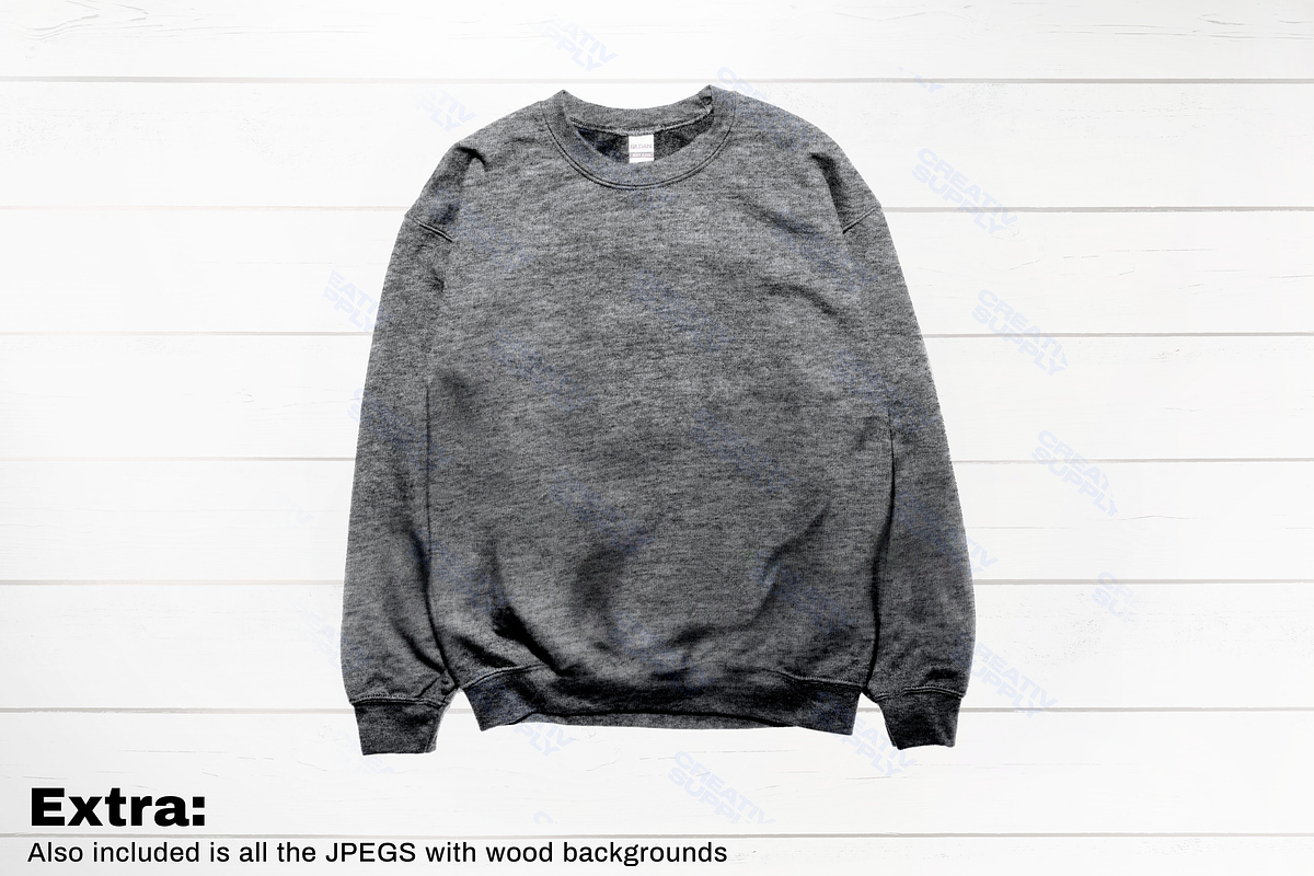 Gildan Sweatshirt Mockup Bundle, a Hoody Mockup by creativsupply (Photo 5 of 5)