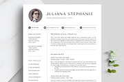 Modern Resume Template with picture, a Resume Template by TheStandOutResume (Thumbnail 1 of 10)