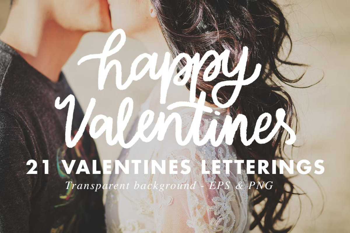 Valentines Bundle Hearts & Lettering, an Object Graphic by Heartmade by Claudia (Photo 10 of 11)