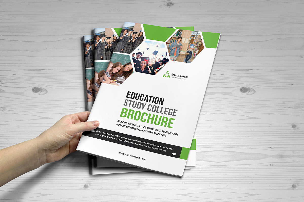 Education Brochure Template V1, a Brochure Template by JanySultana (Photo 4 of 10)