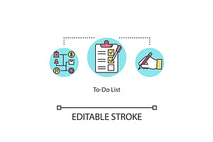 To Do List Concept Icon