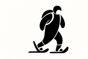 collection of Winter Ski Silhouette, an Illustration by Amazin_art (Thumbnail 22 of 33)