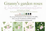 Pink Rose Pattern & Illustration, a Pattern Graphic by NataliArkushArt (Thumbnail 5 of 15)