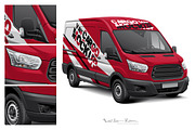 Cargo Van Mockup, a Mockup by Vector Room (Thumbnail 1 of 2)