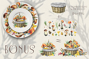 Mushrooms edible forest watercolor, an Object Graphic by NATASHA CHU (Thumbnail 11 of 11)