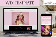 Wix Website Template Beauty Salon, a Wix Template by Lovely.Dizajnera (Thumbnail 1 of 6)