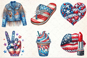 Rhinestone Sparkle American Clipart, an Illustration by Rose Art (Thumbnail 3 of 7)