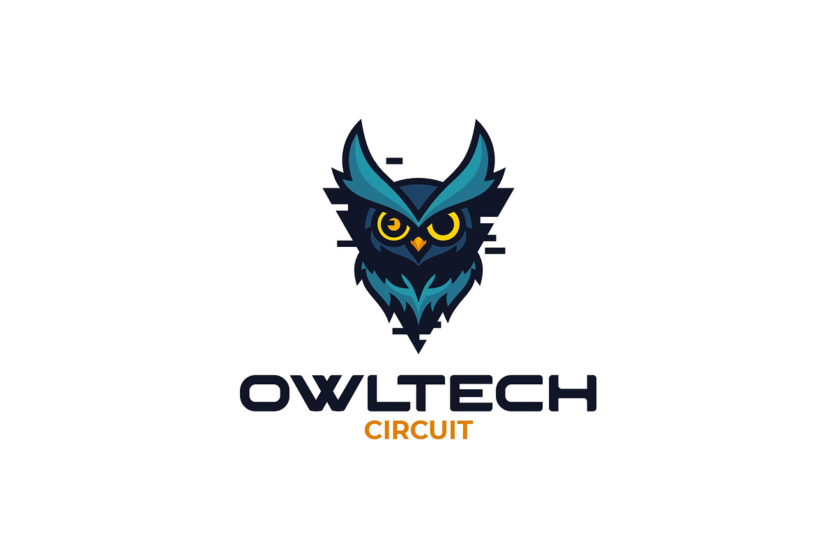 Owltech - Bird Mascot Logo Design, a Branding & Logo Template by Artnivora.Std