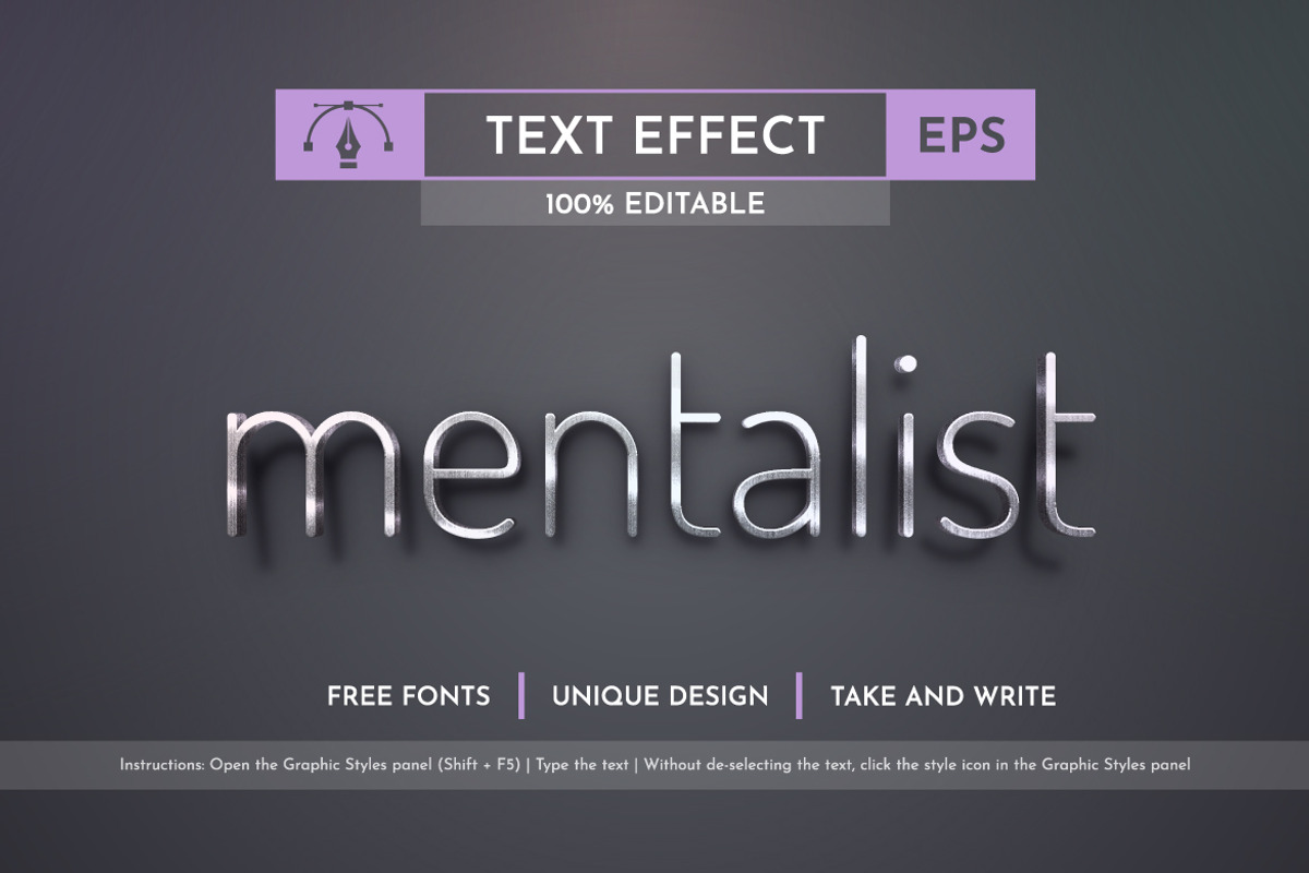 Metal Editable Text Effects, a Layer Style Add-On by rwgusev (Photo 4 of 7)