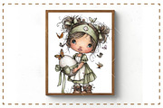 Whimsical Easter Nurse PNG Clipart, an Illustration by OK Design (Thumbnail 5 of 6)
