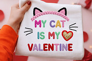 My Cat Is My Valentine PNG, an Illustration by DreamArtGraphic (Thumbnail 1 of 4)