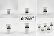 Paper Drink Cups Packaging Mockup, a Cups & Container Mockup by INCDesign (Thumbnail 2 of 17)