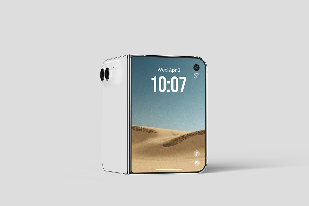 iPhone 18 Duo Mockup, an iPhone Mockup by Graphicbars (Photo 5 of 11)