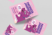 Kids Birthday Party Invitation, an Invitation Template by graphicook (Thumbnail 2 of 3)