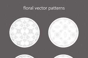 10 Floral Vector Patterns