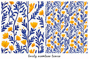 12 Seamless Elegant Leaf Patterns, a Pattern Graphic by DesignRocket (Thumbnail 10 of 13)