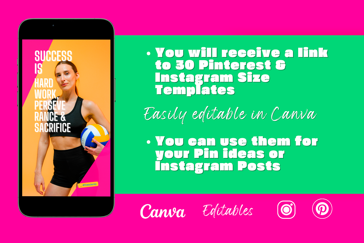 Sports Portraits Bundle for Social Media preview 6