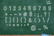 Chalkboard Font, a Sans Serif Font by LivelyAutumn11.11 (Thumbnail 3 of 4)