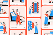Car Illustration Art Set, an Object Illustration by Vectors Market (Thumbnail 6 of 9)