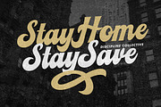 Relieve Vintage Script, a Script Font by Godzillab (Thumbnail 9 of 9)