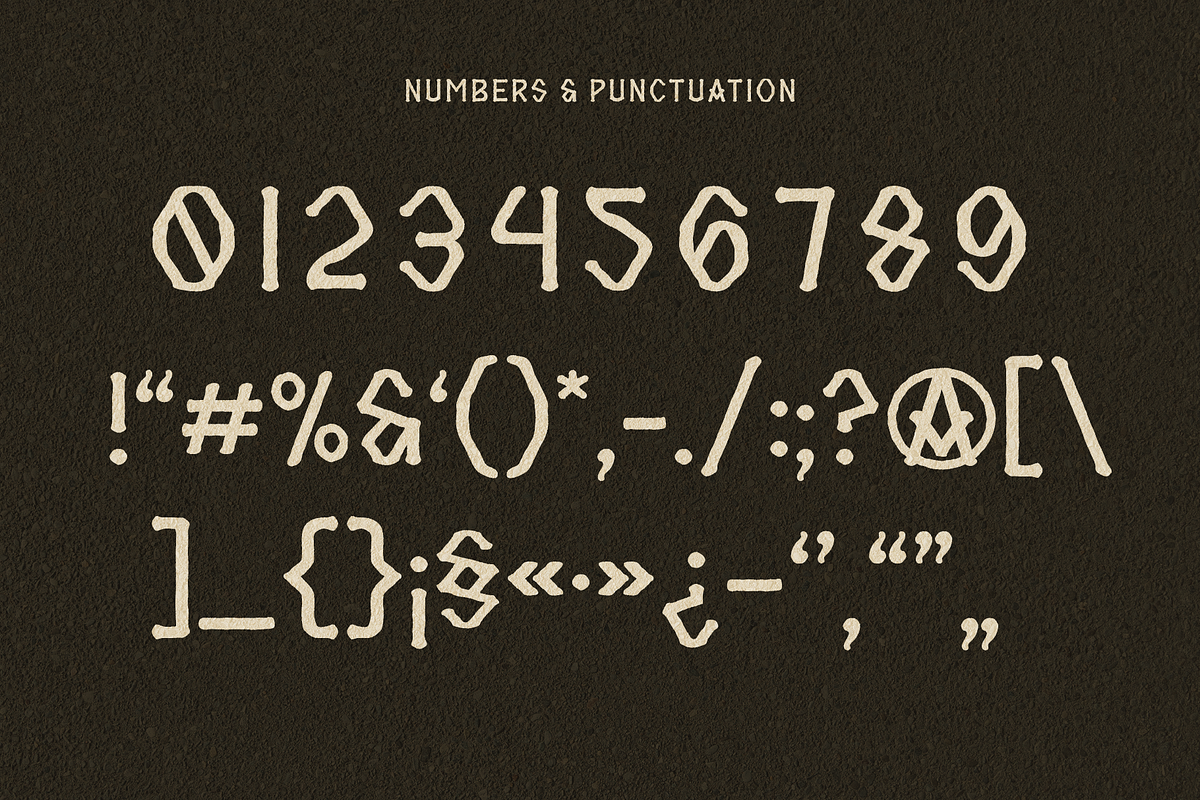 Sawa Erma – A Totemic Typeface, a Handwritten Font by Inviline.co (Photo 5 of 15)