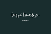 Aberfoyle South Script, a Script Font by Beck McCormick (Thumbnail 5 of 11)