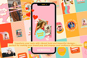 Bold Retro Instagram Reel Templates, a Social Media Template by Hell Yeah Designs (Thumbnail 3 of 6)