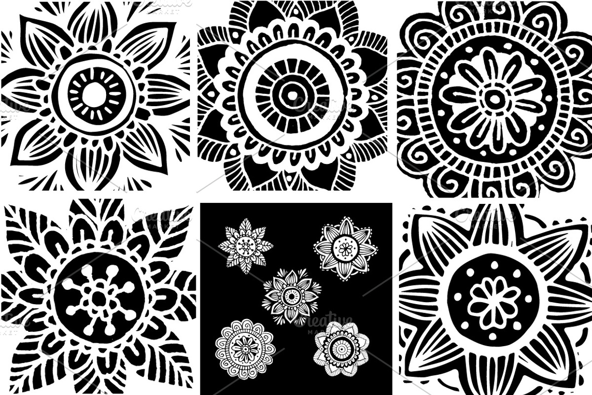 -50%BUNDLE mandala handdrawn design, an Illustration by Lytvynenko Anna (Photo 10 of 10)