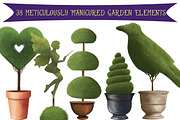 Fantastical Beast Garden Sculptures, an Illustration by Little Bunny Sunshine (Thumbnail 3 of 10)