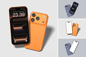 Realistic iPhone 17 Pro Mockup PSD, an iPhone Mockup by MA-KING_ART