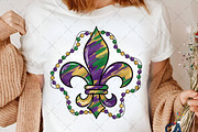 Brushstroke Fleur De Lis Png, an Illustration by Creative Art (Thumbnail 5 of 6)