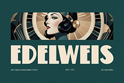 Edelweis - Sans Serif Typeface, a Sans Serif Font by Imoodev (Thumbnail 1 of 7)