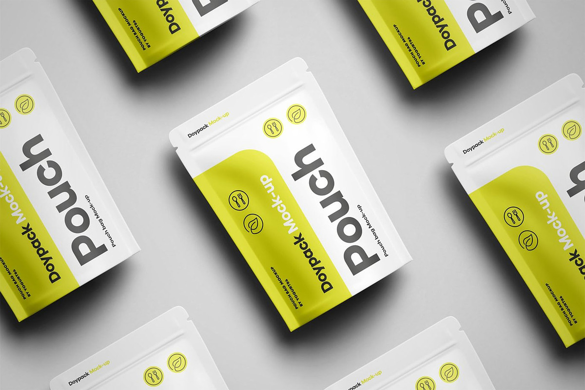 Doypack Pouch Mock-up, a Packaging Mockup by Se٧enStudio (Photo 12 of 12)