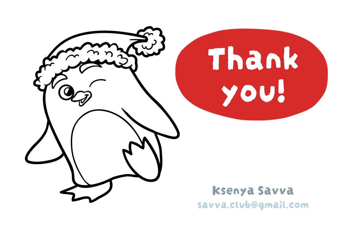Black & White Christmas Illustration, an Object Graphic by Ksenya Savva (Photo 9 of 9)