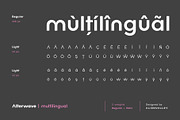 Alterwave - Sans Serif Font Family, a Sans Serif Font by AlienValley (Thumbnail 8 of 9)