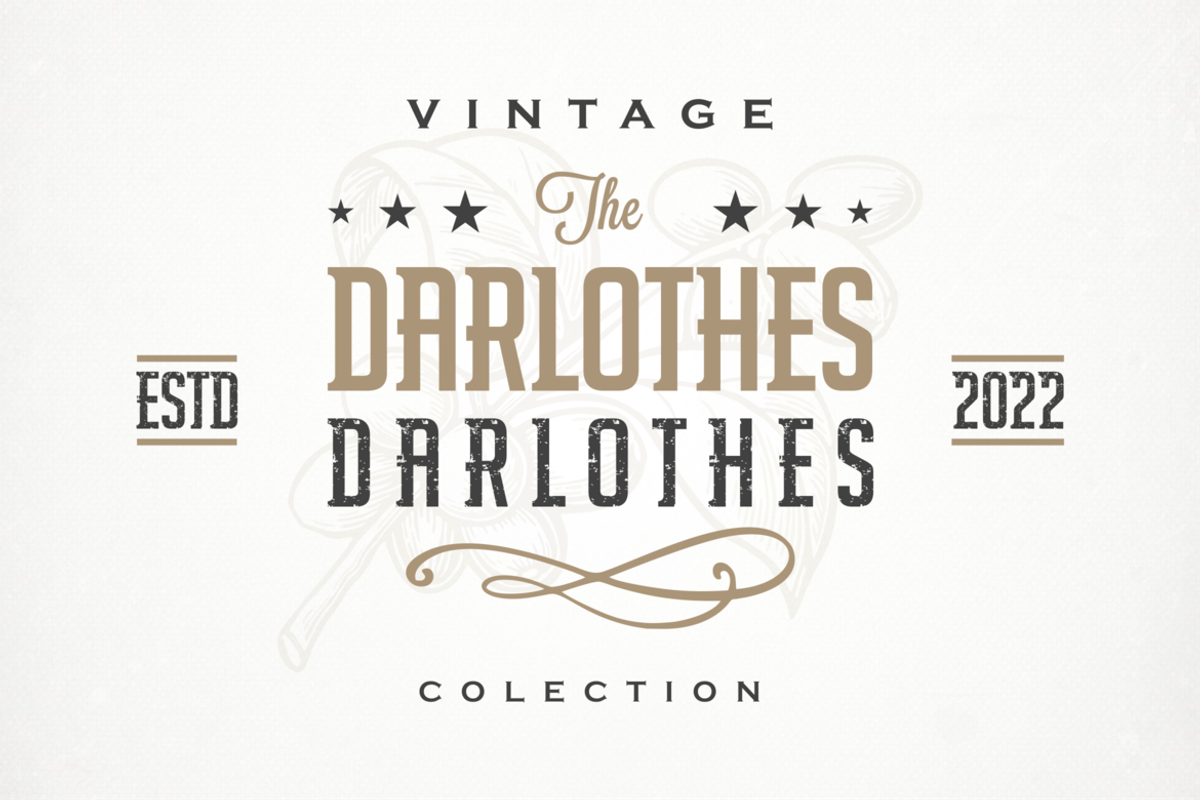Darlothes, a Serif Font by albert_kalingga (Photo 1 of 5)