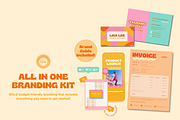 Bold Retro Branding Starter Kit, a Branding & Logo Template by Hell Yeah Designs (Thumbnail 2 of 22)