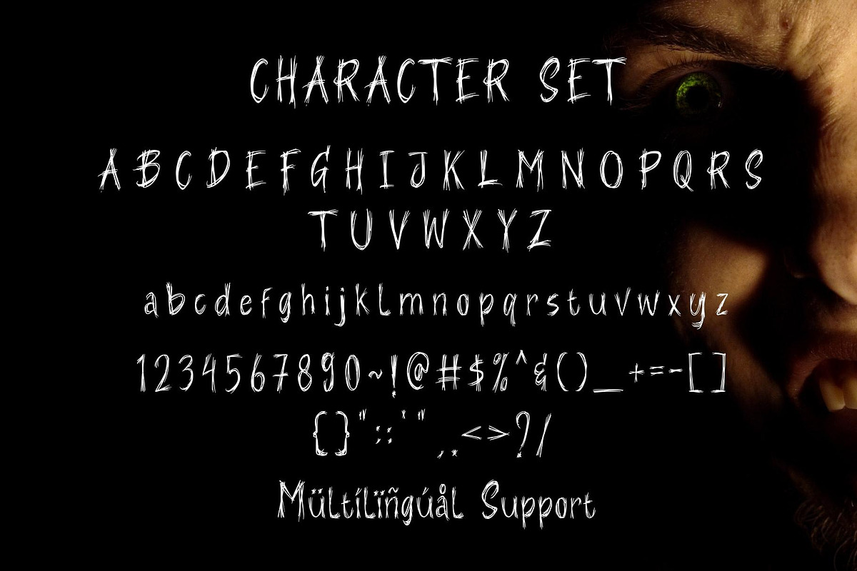 Mistery Ilahi - A Horror Font, a Font by Creavibes Design (Photo 7 of 7)