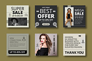 Fashion Sale Social Media Post, a Social Media Template by MightyDesign (Thumbnail 1 of 8)
