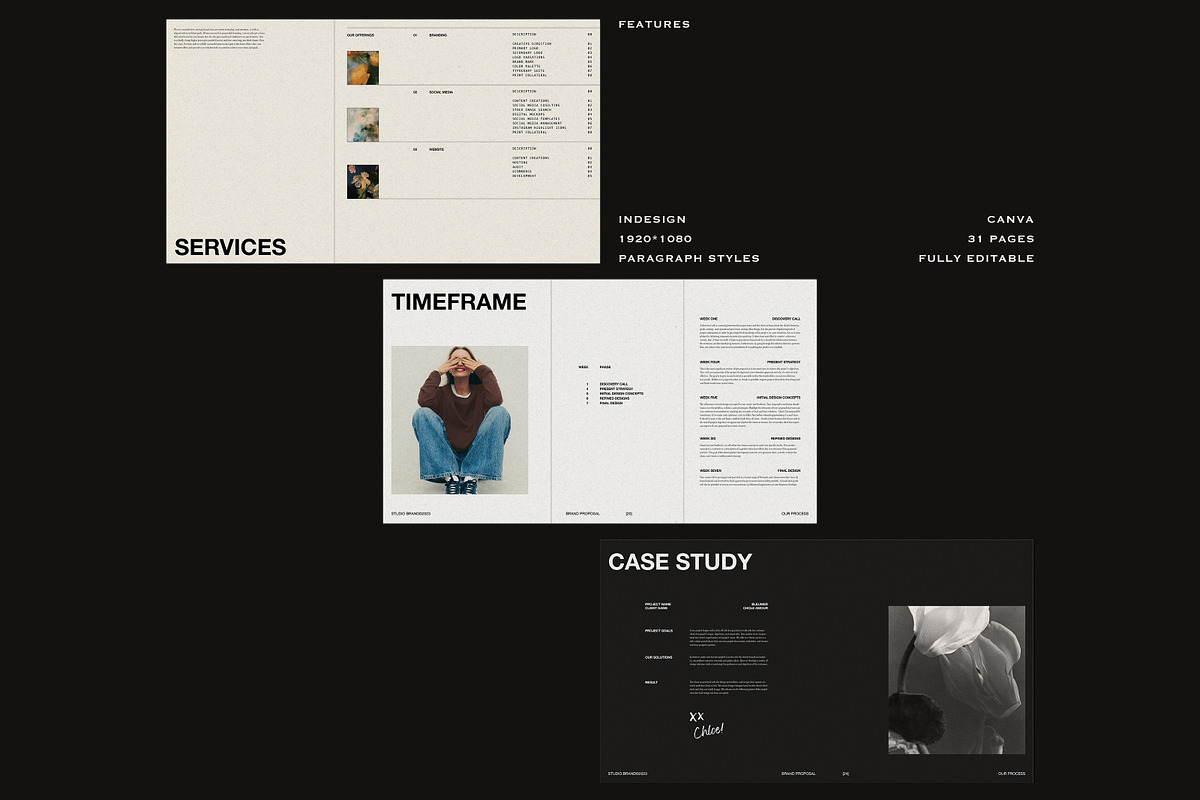 BLEU | Brand Proposal, a Magazine Template by Studio Brand (Photo 8 of 13)