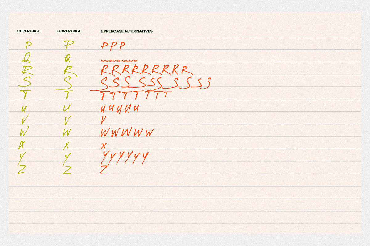Fashion Experiment // Funky Font, a Handwritten Font by PeachCreme (Photo 12 of 14)