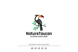 Modern Gradient Toucan Bird Logo, a Branding & Logo Template by Artnivora.Std