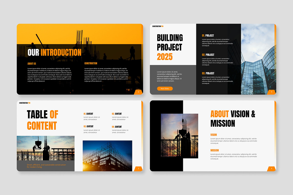 Construction Pro – PowerPoint, a Presentation Template by Premast (Photo 2 of 4)