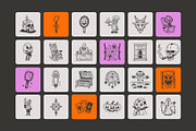Animated Creepy and Spooky Doodles, an Object Graphic by Brickclay (Thumbnail 4 of 5)