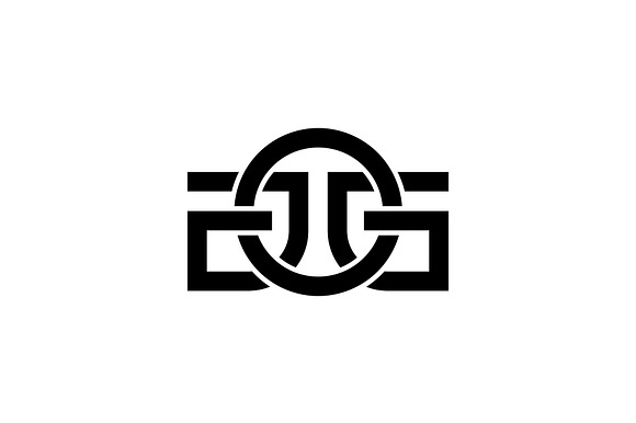 Monogram Initial Letter GOG Logo preview 2