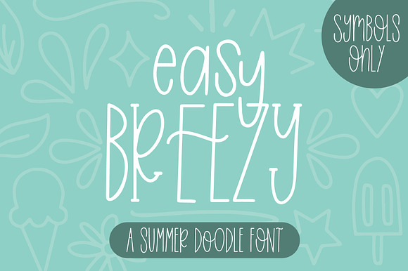 Easy Breezy Doodle Font Only
