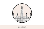 Icons of 30 European cities, a Work Illustration by TheMountBirdStudio (Thumbnail 2 of 9)