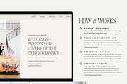 Showit Template for Wedding Planners, a Websites & App Template by Lennox Creative Co. (Thumbnail 5 of 5)