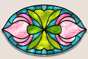 Stained Glass Brushes For Procreate, a Brush Add-On by seamless team (Thumbnail 7 of 11)