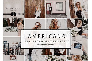 5 Mobile Lightroom Preset AMERICANO